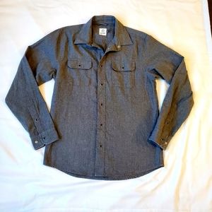 Men's Flylow Grey Button Up, size large